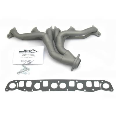 JBA Racing Headers - JBA Headers 1.5" Shorty Stainless Headers Ceramic for Jeep 4.0L 1526SJT