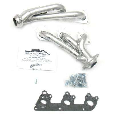 JBA Racing Headers - JBA Headers 1.5" Shorty Stainless Headers Ceramic Ranger 4.0L 1674S-1JS
