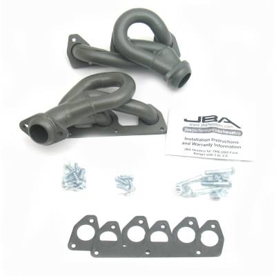 JBA Racing Headers - JBA Headers 1647S-1JT 1.5" Shorty Titanium Exhaust Header for 02-09 Ranger V6