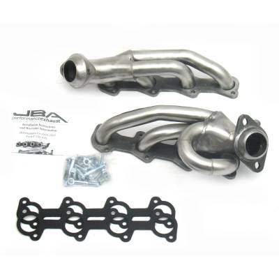 JBA Racing Headers - JBA Headers 1.5" Shorty Stainless Headers-Raw F150 4.6L 1687S