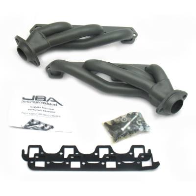 JBA Racing Headers - JBA Headers 1-5/8" Shorty Stainless Headers Ceramic Mustang 5.0L 1624S-2JT