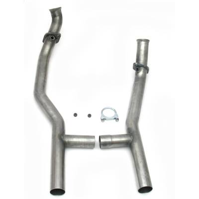 JBA Racing Headers - JBA Headers 2.5" Exhaust H-Pipe 409Stainless Steel 65-73 Mustang SBF 1657SH