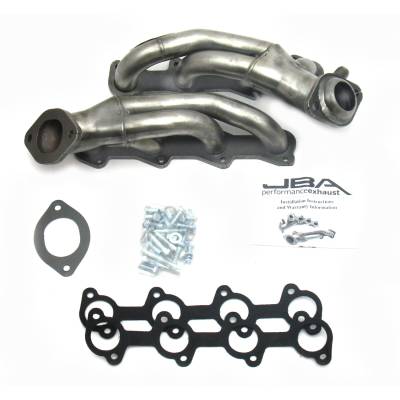 JBA Racing Headers - JBA Headers 1-5/8" Shorty Stainless Headers Raw Mustang GT 1625S-9