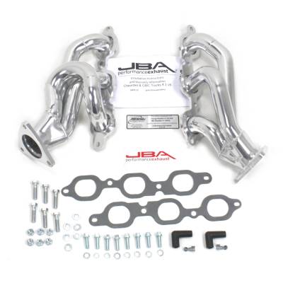 JBA Racing Headers - JBA Headers 1-5/8" Shorty Headers Ceramic Silverado/Sierra 4.3L 1842S-10JS