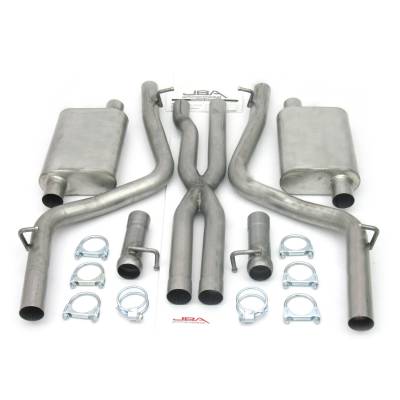 JBA Racing Headers - JBA Headers Split Rear 2.5" Cat-Back Exhaust System for Challenger 40-1666