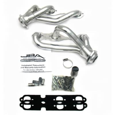 JBA Racing Headers - JBA Headers 1.5" Shorty Stainless Headers Ceramic S10/S15 4.3L 1840S-3JS