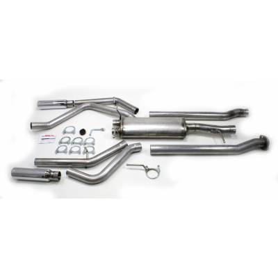 JBA Racing Headers - JBA Headers 40-3049 Split Rear 3" Cat-Back Exhaust System Silverado/Sierra
