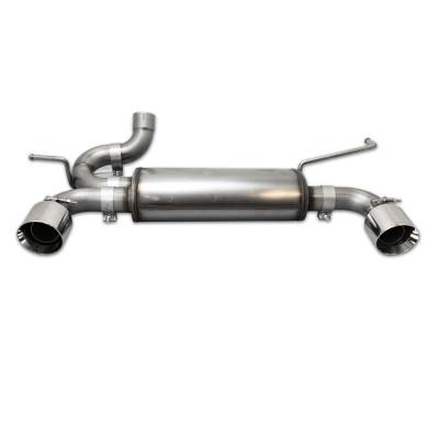 JBA Racing Headers - JBA Headers Split Rear 2.5" Axle-Back Exhaust System for Wrangler JK 30-1545