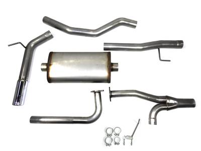 JBA Racing Headers - JBA Headers Single 3" Cat-Back Exhaust System for 16-20 Titan XD 40-1402