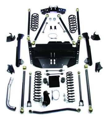 TeraFlex - TeraFlex 1449474 4" Pro LCG Long Arm Suspension Lift Kit for Jeep Wrangler TJ