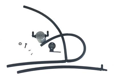 J&L Oil Separator Co - J&L Oil Separator 3.0 Passenger Side Mounted Oil Separator Silver 3103P-C