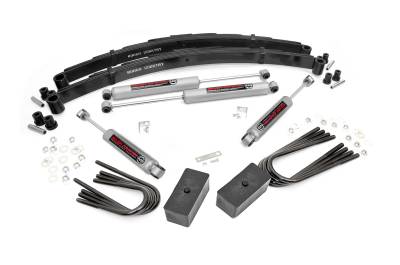 Rough Country Suspension Systems - Rough Country 14030 2" Suspension Lift Kit for 77-87 GM 2500 Truck/SUV 4WD