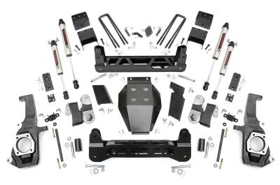 Rough Country Suspension Systems - Rough Country 26070 5" V2 Suspension Lift Kit for 11-19 Silverado/Sierra HD