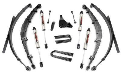 Rough Country Suspension Systems - Rough Country 49270 6" Suspension Lift Kit for 99 Ford Super Duty V10/Dsl 4WD