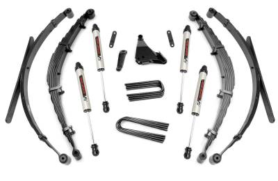 Rough Country Suspension Systems - Rough Country 49770 6" Suspension Lift Kit for 99-04 Ford Super Duty V10/Dsl 4WD