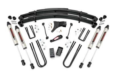 Rough Country Suspension Systems - Rough Country 49470 4" Suspension Lift Kit for 99 Ford SD V10/Diesel 4WD