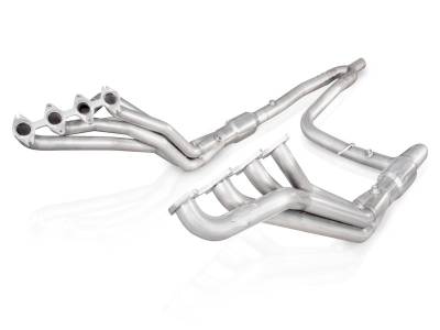 Stainless Works - Stainless Works 08F150HCATY Ford F150 Headers 2004-08 Headers Catted Y-Pipe
