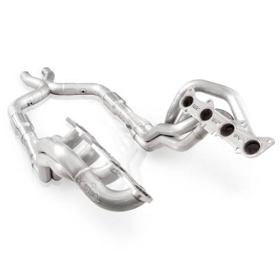 Stainless Works - Stainless Works M12HDRCATX Ford Mustang GT 11-14 Headers 1-7/8" Catted X-Pipe