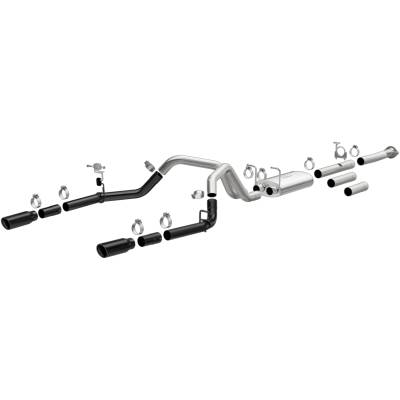 MagnaFlow Exhaust Products - MagnaFlow 19377 Street Series Black Cat-Back System for Chevy/GMC