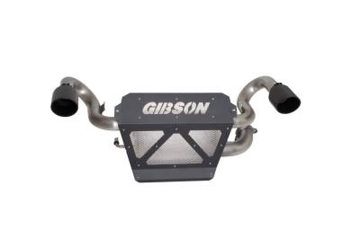 Gibson Performance Exhaust - Gibson Performance 98047 Dual Exhaust for Polaris UTV