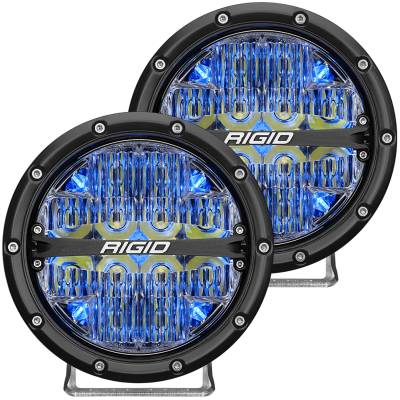 Rigid Industries - Rigid Industries 36207 360-Series 6" Drive LED Light Blue Backlight Pair