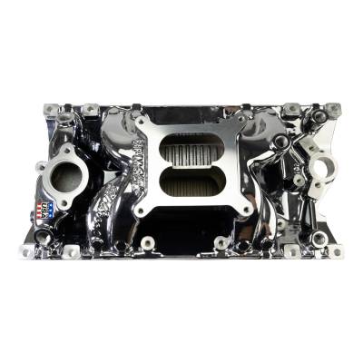 Edelbrock - Edelbrock 7516-CP Edelbrock RPM Air-Gap Manifold Chrome Plasma