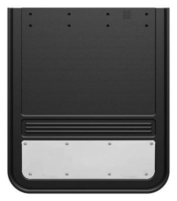 Gatorback - Gatorback 21"x24" Rear Dually Black Mud Flaps Blank Stainless GA2124SS