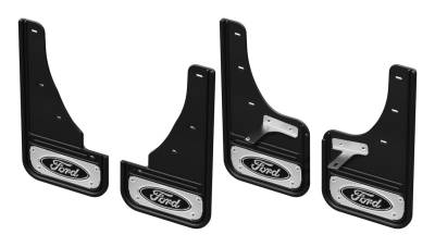 Gatorback - Gatorback 12" Black Front/Rear Mud Flap Set Ford Maverick GCR409K-FB