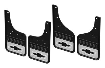 Gatorback - Gatorback 12" Black Front/Rear Mud Flap Set Silverado HD GCR203K-BT