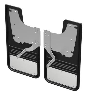 Gatorback - Gatorback 12" Black Front Mud Flaps Ford Super Duty GCR48F-1