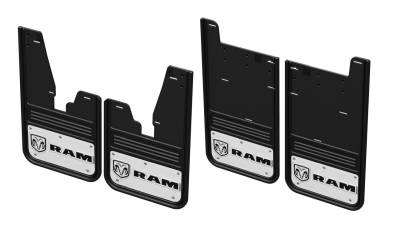 Gatorback - Gatorback 12" Black Front/Rear Mud Flap Set for Ram 2500/3500 GCR36K-RH