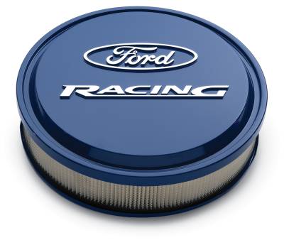 Ford Performance Parts - Ford Performance 302-381 Slant Edge Air Cleaner 13" Blue Raised Emblem