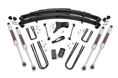 Rough Country Suspension Systems - Rough Country 49440 4" Suspension Lift Kit for 99 Ford SD V10/Diesel 4WD