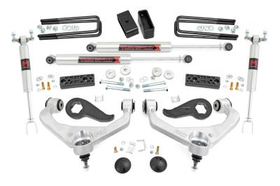 Rough Country Suspension Systems - Rough Country 95640 3" M1 Suspension Lift Kit for 20-26 Silverado/Sierra 3500HD