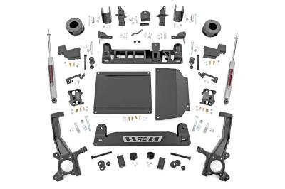 Rough Country Suspension Systems - Rough Country 70430 4" Suspension Lift Kit for 22-24 Toyota Tundra