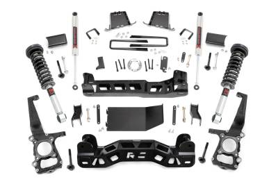 Rough Country Suspension Systems - Rough Country 59840 6" Suspension Lift Kit for 09-10 Ford F150 4WD