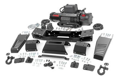 Rough Country Suspension Systems - Rough Country 72004 Front Hidden Winch Mount Kit for 22-26 Toyota Tundra