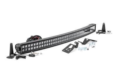Rough Country Suspension Systems - Rough Country 97038 Windshield Mount 40" LED Light Bar Kit for Can-Am Commander
