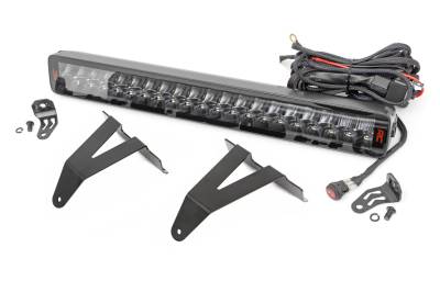 Rough Country Suspension Systems - Rough Country 80779 Bumper Mount 20" LED Light Bar Kit for 19-24 Ram 1500