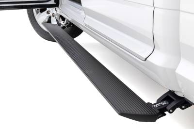 Rough Country Suspension Systems - Rough Country Power Running Boards Black for 09-18 Ram 1500 Crew PSR050205