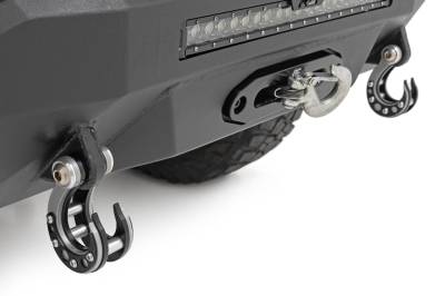 Rough Country Suspension Systems - Rough Country Universal Maui Tow Hooks Black Pair 99059