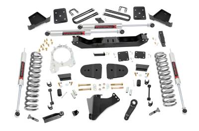 Rough Country Suspension Systems - Rough Country 43740 6" Suspension Lift Kit for 23-25 F250/F350 SD Diesel 4WD