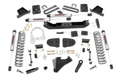 Rough Country Suspension Systems - Rough Country 43870 6" V2 Suspension Lift Kit for 23-25 F250/F350 SD Diesel 4WD