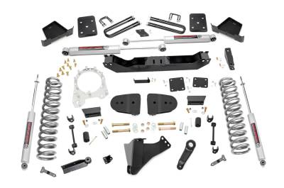 Rough Country Suspension Systems - Rough Country 43930 6" Suspension Lift Kit for 23-25 F250/F350 SD Diesel 4WD