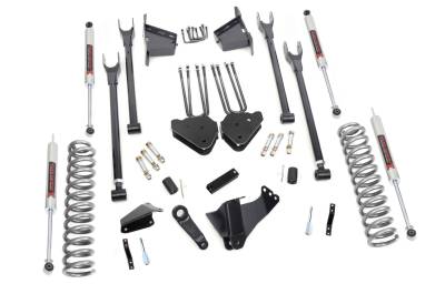 Rough Country Suspension Systems - Rough Country 59140 8" M1 4-Link Lift Kit 05-07 F250/F350 Super Duty Diesel 4WD