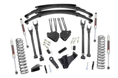 Rough Country Suspension Systems - Rough Country 58240 6" M1 4-Link Lift Kit for 05-07 F250/F350 Super Duty DSL 4WD