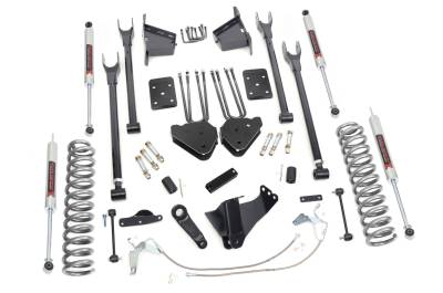 Rough Country Suspension Systems - Rough Country 59240 8" M1 4-Link Lift Kit for 08-10 Ford F250/F350 SD Diesel 4WD