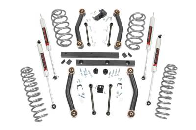 Rough Country Suspension Systems - Rough Country 90740 4" Suspension Lift Kit for 03-06 Jeep Wrangler TJ 4WD