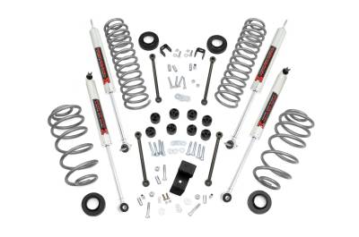 Rough Country Suspension Systems - Rough Country 64140 3.25" Suspension Lift Kit for 97-02 Jeep Wrangler TJ 2.5L