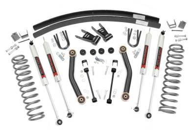 Rough Country Suspension Systems - Rough Country 62340 4.5" Suspension Lift Kit for 84-01 Jeep Cherokee XJ